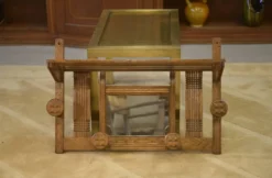 Portemanteau brutaliste en chêne 1950’s