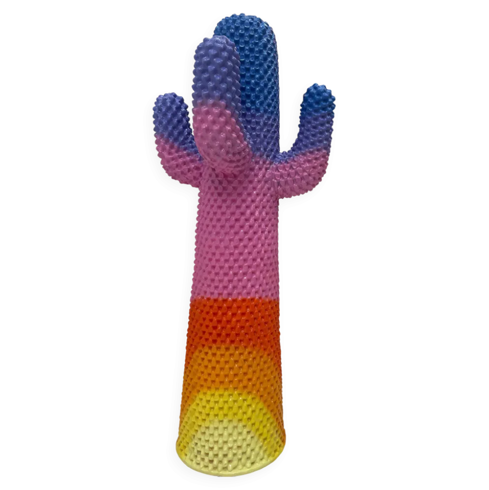 Porte-manteau Cactus Multicolore Sunrise de Gufram par Drocco & Mello - Paul Smith