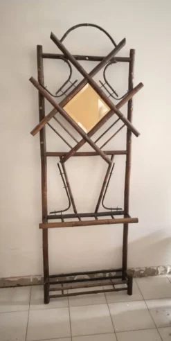 Porte manteau chapeau et parapluie bambou 19 Eme siècle