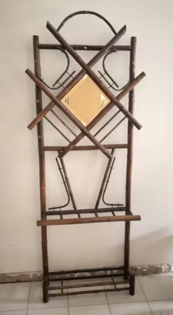 Porte manteau chapeau et parapluie bambou 19 Eme siècle