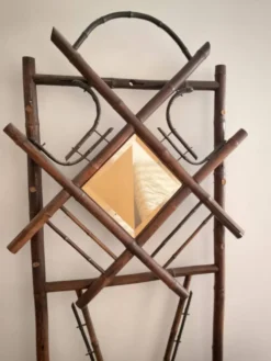 Porte manteau chapeau et parapluie bambou 19 Eme siècle