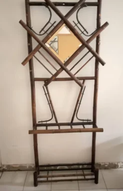Porte manteau chapeau et parapluie bambou 19 Eme siècle