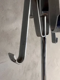 Porte manteau chromé années 70
