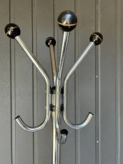 Porte-manteau chromé Kovona, Tchécoslovaquie, années 1950