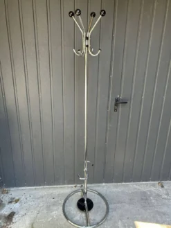 Porte-manteau chromé Kovona, Tchécoslovaquie, années 1950
