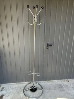 Porte-manteau chromé Kovona, Tchécoslovaquie, années 1950