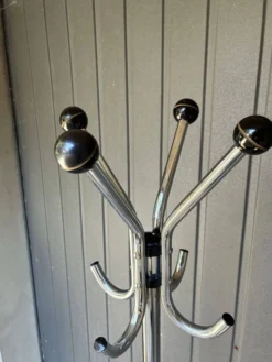 Porte-manteau chromé Kovona, Tchécoslovaquie, années 1950