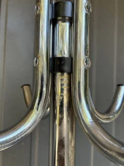 Porte-manteau chromé Kovona, Tchécoslovaquie, années 1950