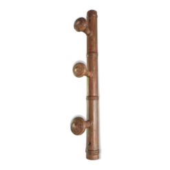 Porte manteau composé de 3 pateres en bois vintage