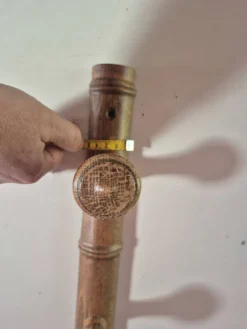 Porte manteau composé de 3 pateres en bois vintage