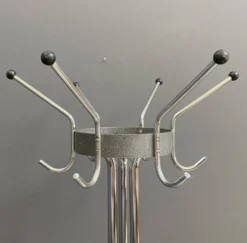 Porte-manteau debout Tubax chrome des années 1960
