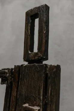 Porte-manteau design en fer – Pièce unique sculpturale