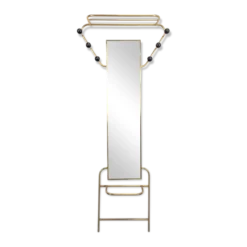 Porte manteau doré années 60