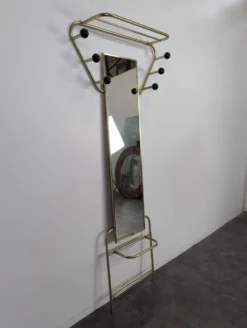 Porte manteau doré années 60