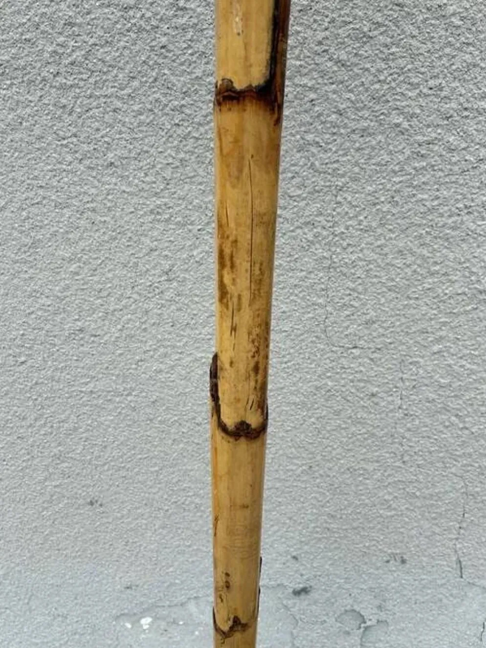 Porte-manteau en bambou et rotin italien, années 1970