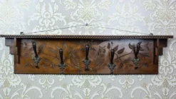 Porte-manteau en bois, années 1940
