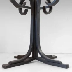 Porte-manteau en bois cintré antique et support à parapluie dans le style de Thonet, vers