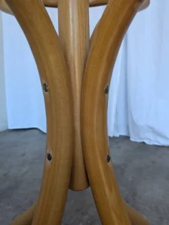 Porte-manteau en bois cintré vintage dans le style Thonet, porte-manteau des années 50