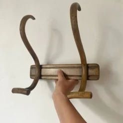Porte manteau en bois courbé début XXe