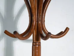 Porte-manteau en bois courbé de hêtre – Autriche-Hongrie, style Thonet, vers 1900