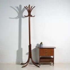 Porte-manteau en bois courbé de hêtre – Autriche-Hongrie, style Thonet, vers 1900