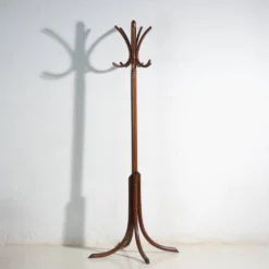 Porte-manteau en bois courbé de hêtre – Autriche-Hongrie, style Thonet, vers 1900