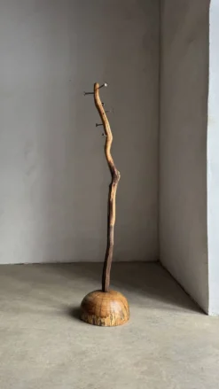 Porte-manteau en bois de chêne