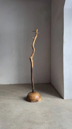 Porte-manteau en bois de chêne