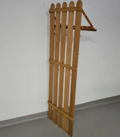 Porte-manteau en bois de pin largeur 60 hauteur 190 profondeur 30 cm
