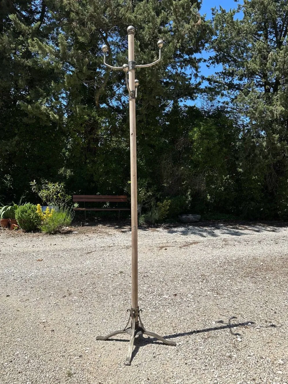 Porte-manteau en bois flotté artisanal