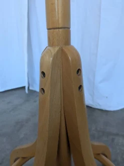 Porte-manteau en bois vintage, style Thonet, arbre à manteaux en bois