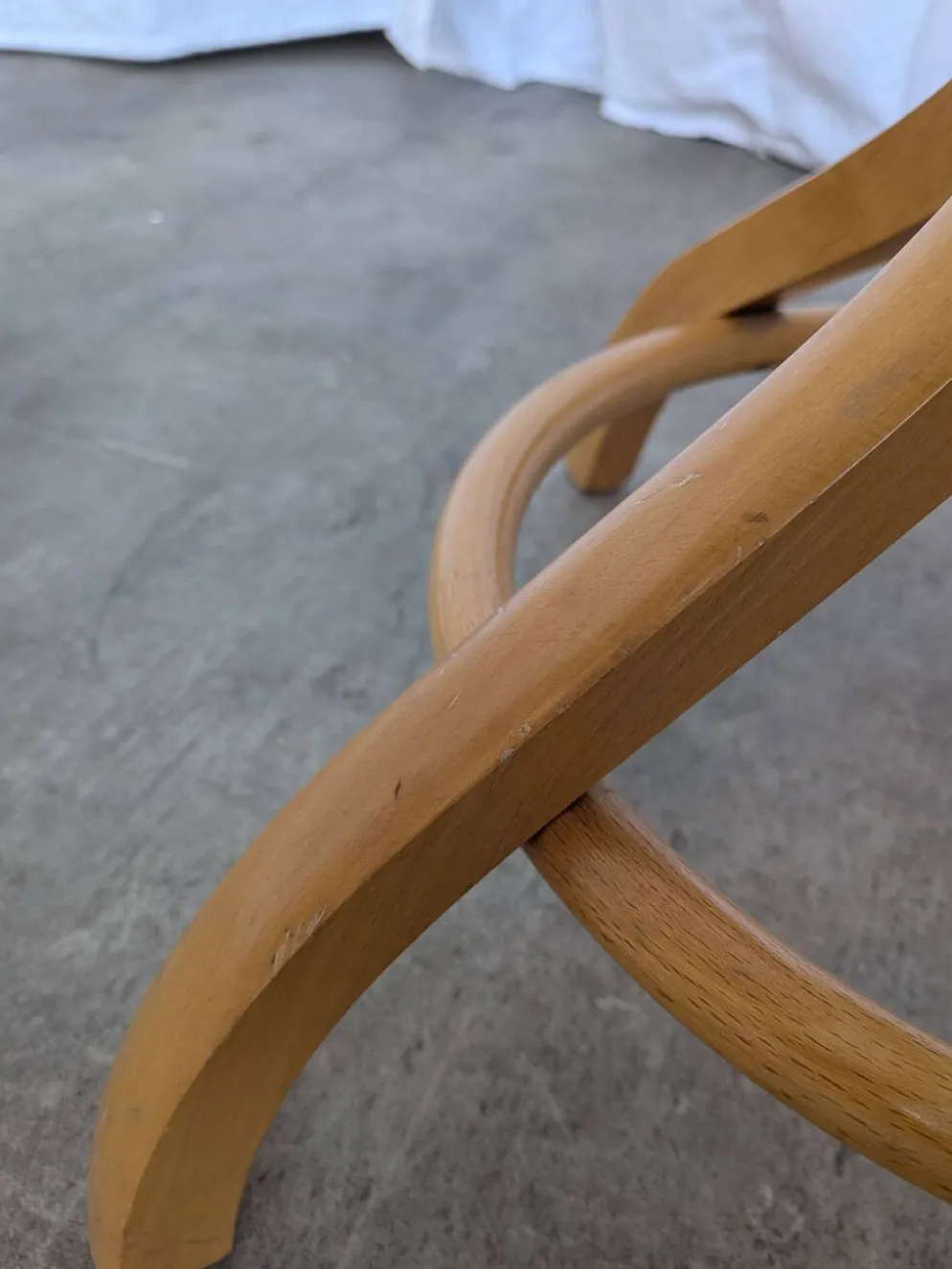 Porte-manteau en bois vintage, style Thonet, arbre à manteaux en bois