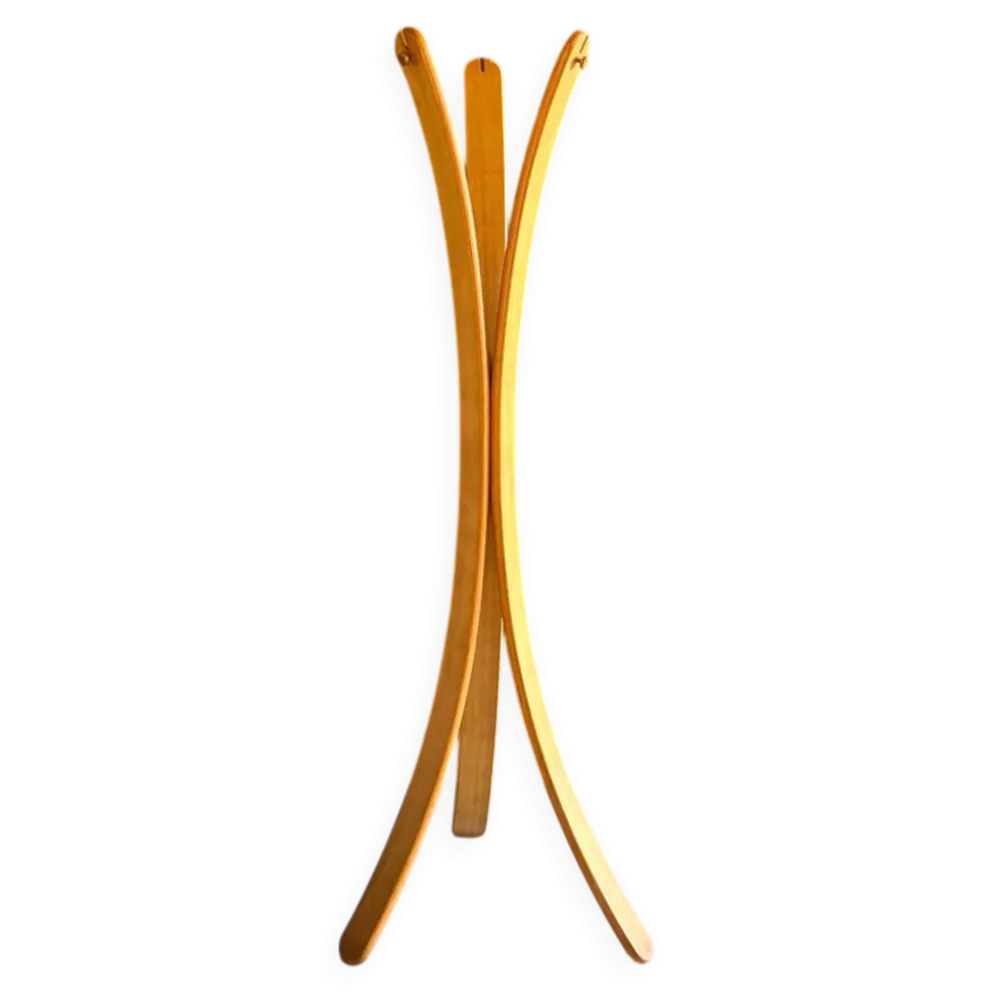 Porte-manteau en chêne à trois branches