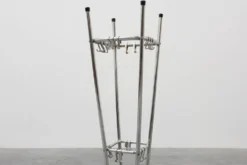 Porte-manteau en chrome par Tubax, Belgique, années 1950