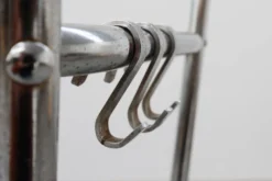 Porte-manteau en chrome par Tubax, Belgique, années 1950