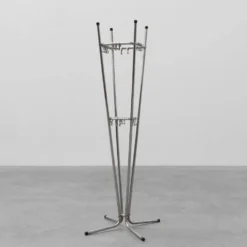 Porte-manteau en chrome par Tubax, Belgique, années 1950