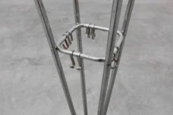 Porte-manteau en chrome par Tubax, Belgique, années 1950