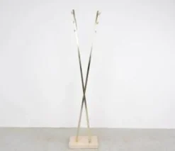 Porte-manteau en laiton Romeo Rega, années 1960