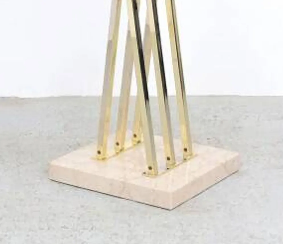 Porte-manteau en laiton Romeo Rega, années 1960
