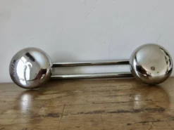 Porte manteau en métal chromé années 70