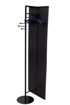 Porte-manteau en métal perforé de style Memphis des années 1980, Allemagne