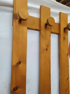 Porte manteau en pin années 70