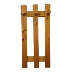 Porte manteau en pin années 70