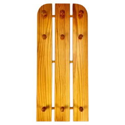 Porte-manteau en pin vintage, années 1970