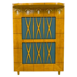Porte-manteau en érable Art Déco italien dans le style de Paolo Buffa des années 1950