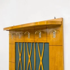 Porte-manteau en érable Art Déco italien dans le style de Paolo Buffa des années 1950