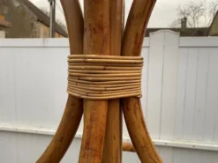 Portemanteau en rotin, 1970