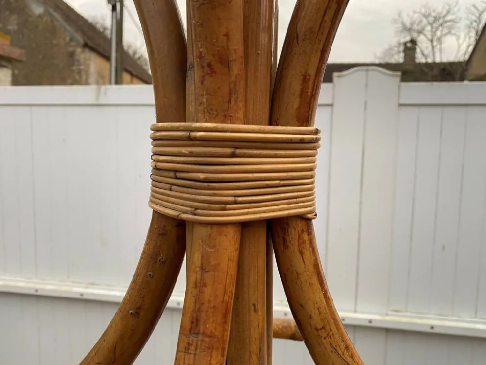 Portemanteau en rotin, 1970