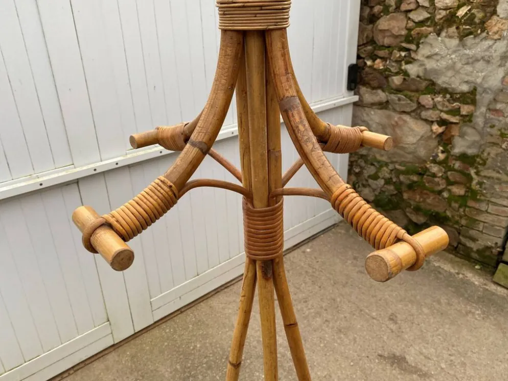 Portemanteau en rotin, 1970
