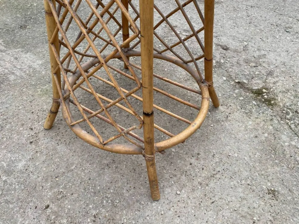 Portemanteau en rotin, 1970